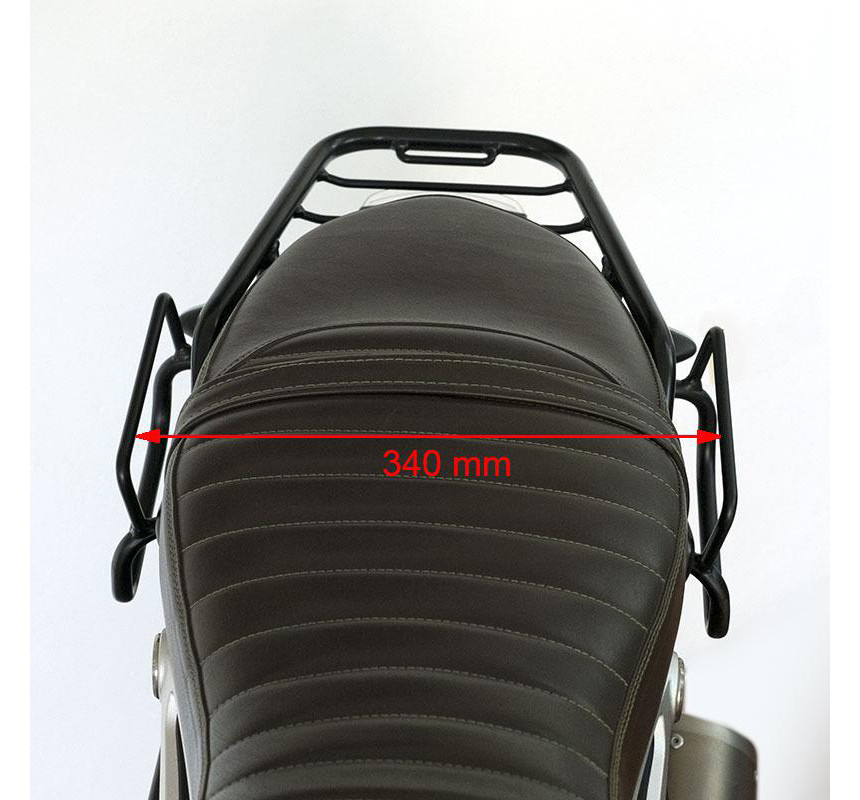 Scram canvas side panniers 22L–30L + brackets (symmetrical) for the R nineT – L'atelier Bleu Motostore
