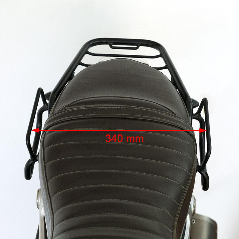 Scram canvas side panniers 22L–30L + brackets (symmetrical) for the R nineT – L'atelier Bleu Motostore