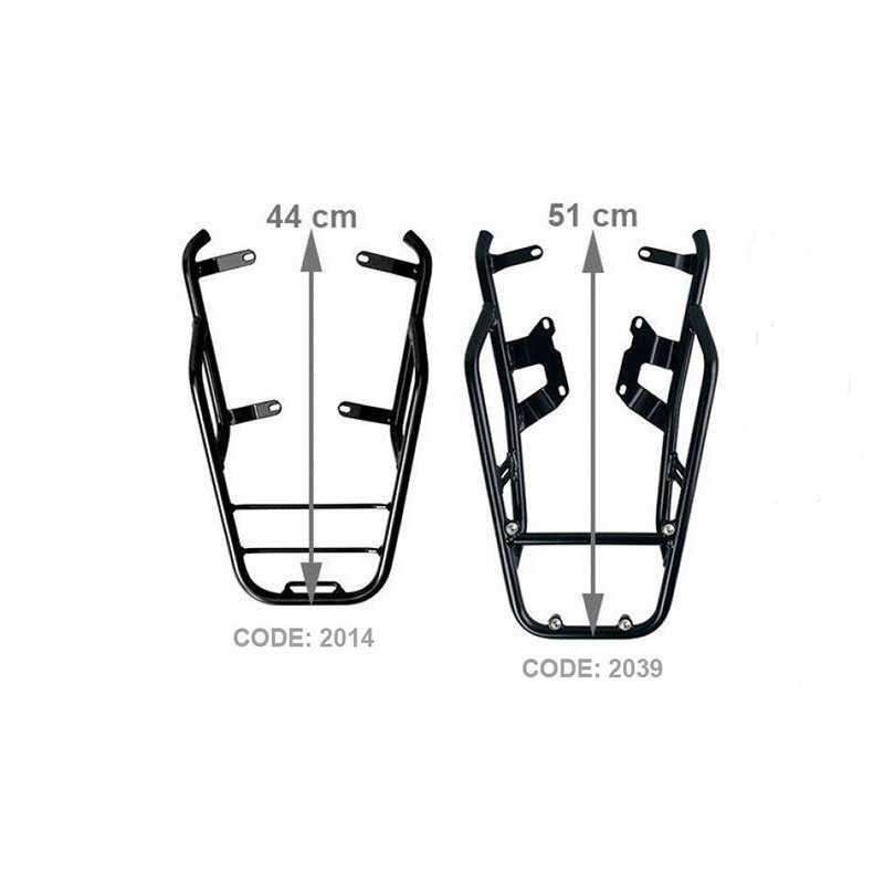 Support top case avec plaque de fixation pour R nineT (noir) - L'atelier Bleu Motostore
