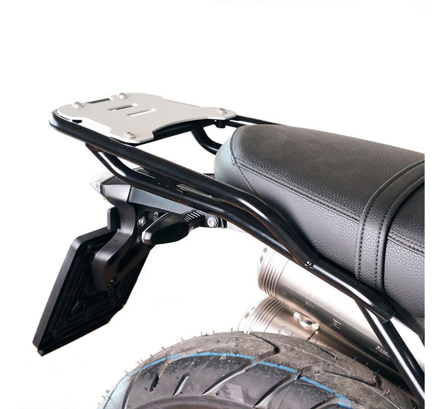  Support top case avec plaque de fixation pour R nineT (noir) - L'atelier Bleu Motostore