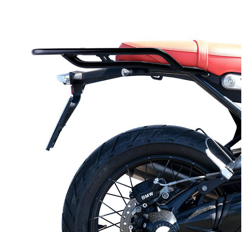  Support top case avec plaque de fixation pour R nineT (argent) - L'atelier Bleu Motostore