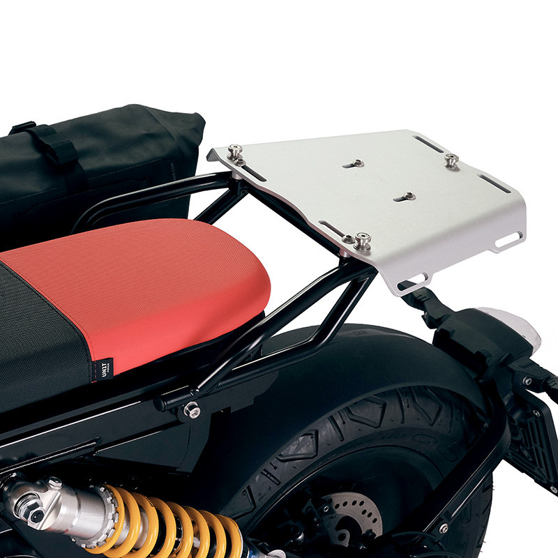 Top box mount for CE 02 – Large aluminium plate - L'atelier Bleu Motostore