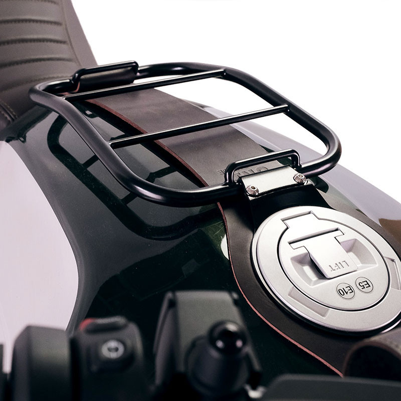 Tank bag mount for R 12 nineT – Brown leather - L'atelier Bleu Motostore