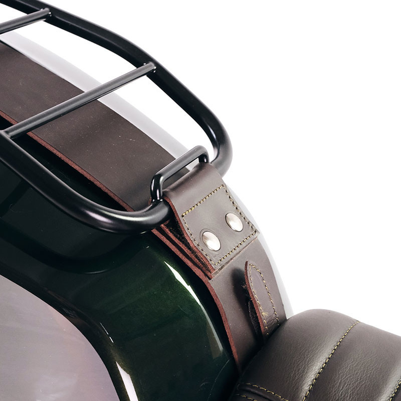  Support sacoche sur réservoir pour R 12 nineT Cuir marron - L'atelier Bleu Motostore
