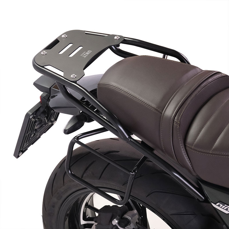  Support top case pour R 12 nineT Plaque alu noire - L'atelier Bleu Motostore