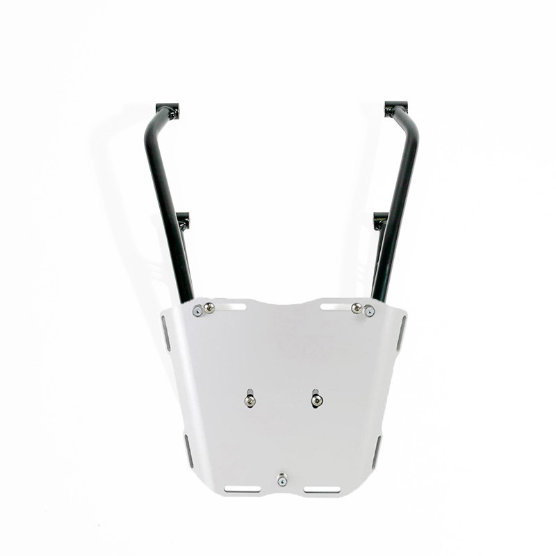 Top case mount for R 12 – Large aluminium plate - L'atelier Bleu Motostore