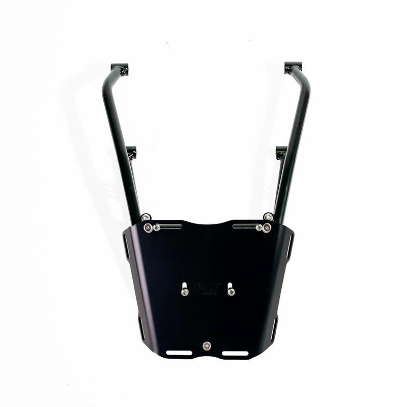 Support top case pour R 12 Plaque alu grand format noire - L'atelier Bleu Motostore