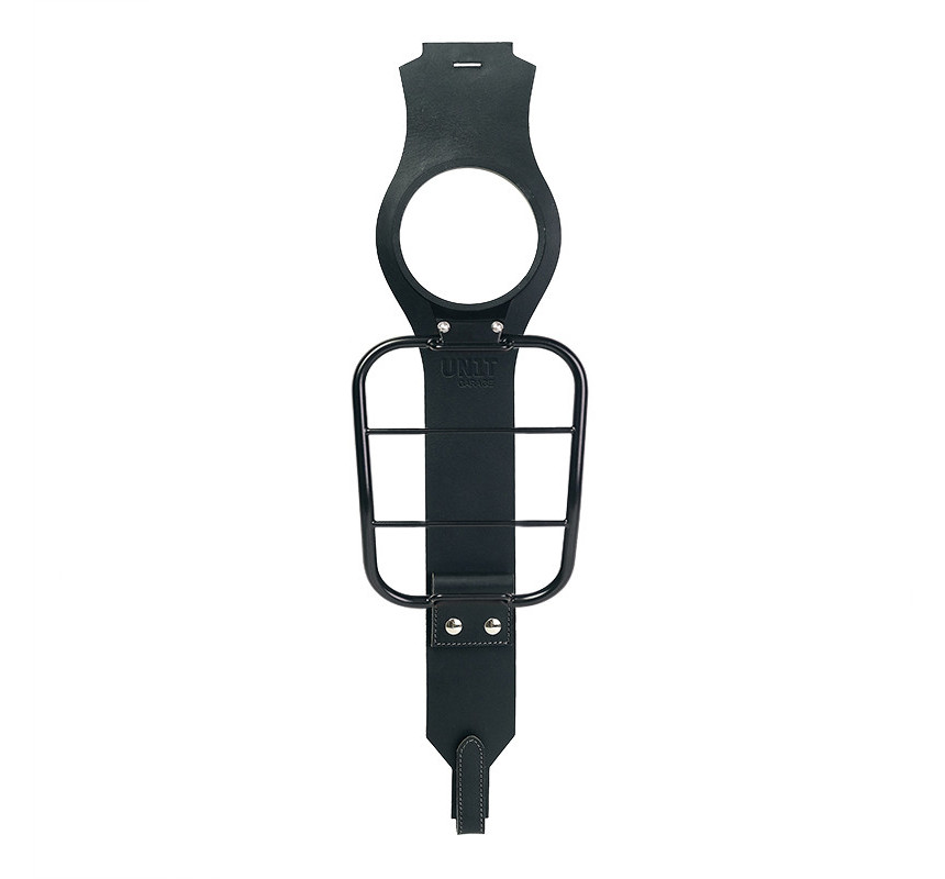 Tank bag mount for R 12 G/S – Black leather – L'atelier Bleu Motostore