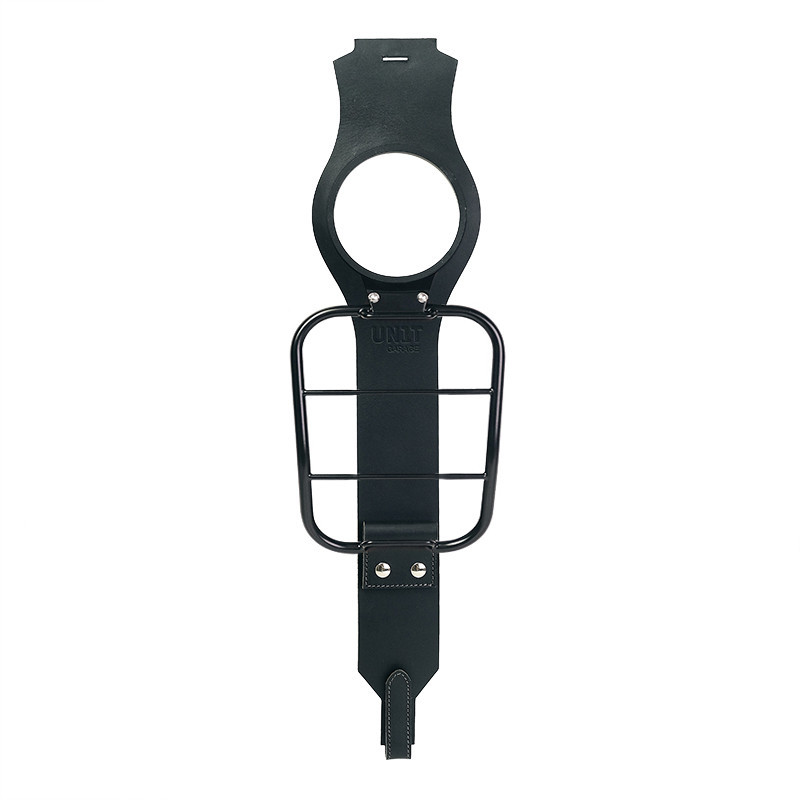 Tank bag mount for R 12 G/S – Black leather – L'atelier Bleu Motostore