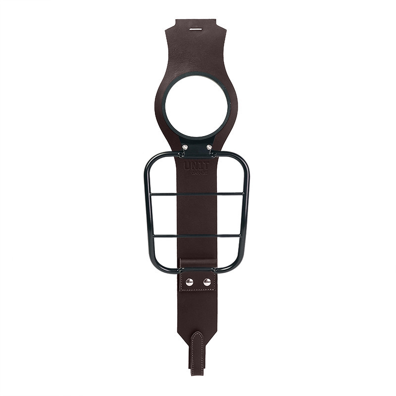 Support sacoche sur réservoir pour R 12 G/S Cuir marron - L'atelier Bleu Motostore