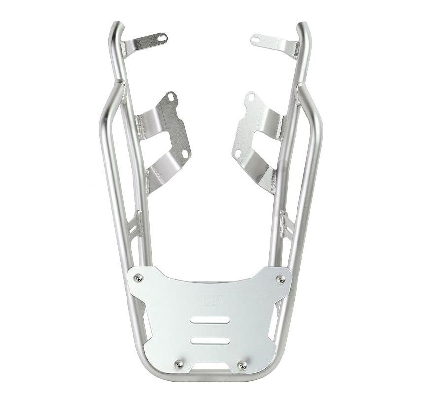 Support top case avec plaque de fixation pour R nineT (argent) Plaque alu - L'atelier Bleu Motostore