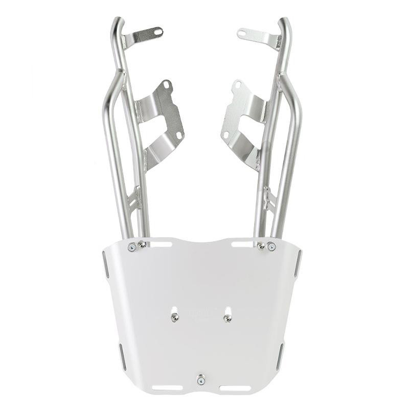 Support top case avec plaque de fixation pour R nineT (argent) Plaque alu grand format - L'atelier Bleu Motostore