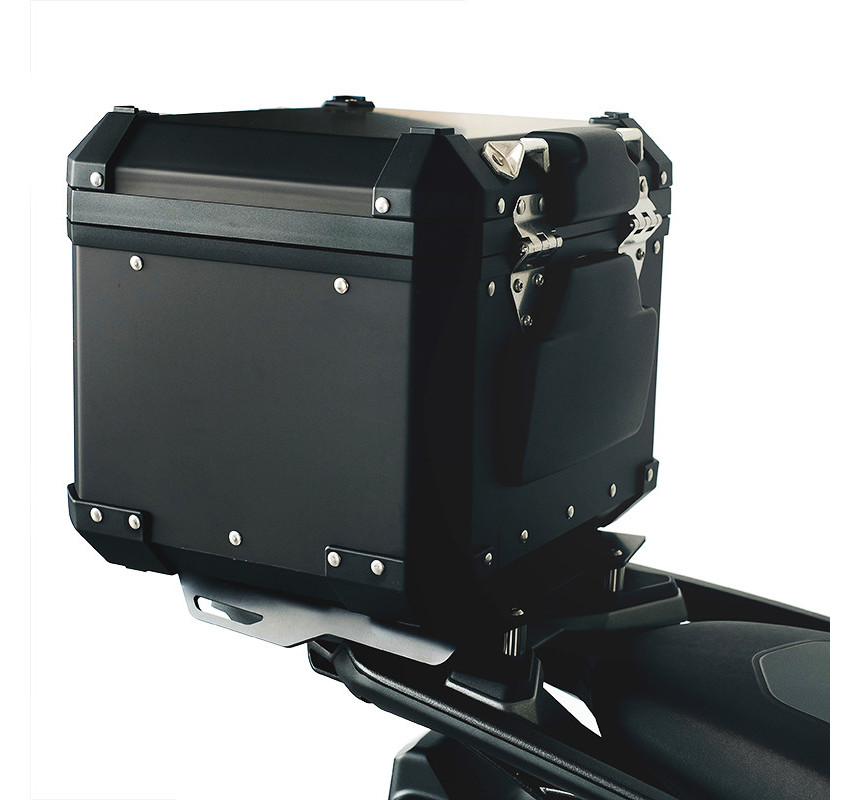  Support top case + plaque pour top case d'origine BMW sur F 450 GS - L'atelier Bleu Motostore