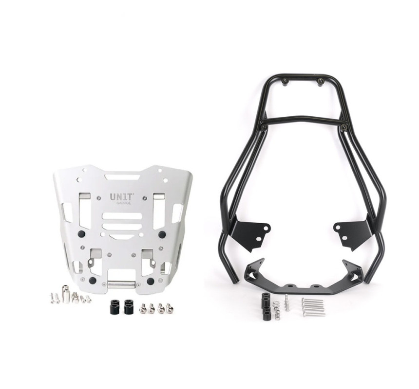 Support top case + plaque pour top case d'origine BMW sur F 450 GS Plaque top case d'origine - L'atelier Bleu Motostore