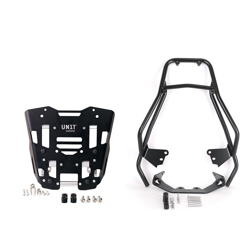 Top case mount + plate for genuine BMW top case on the F 450 GS Genuine black top case plate – L'atelier Bleu Motostore