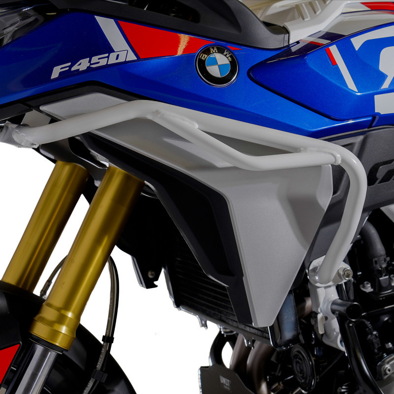 Heavy-Duty Tank Protectors for F 450 GS White - L'atelier Bleu Motostore