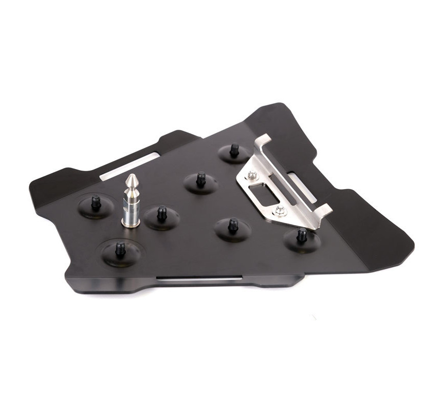 Luggage rack plate for F 450 GS single-seat saddle, satin black – L'atelier Bleu Motostore