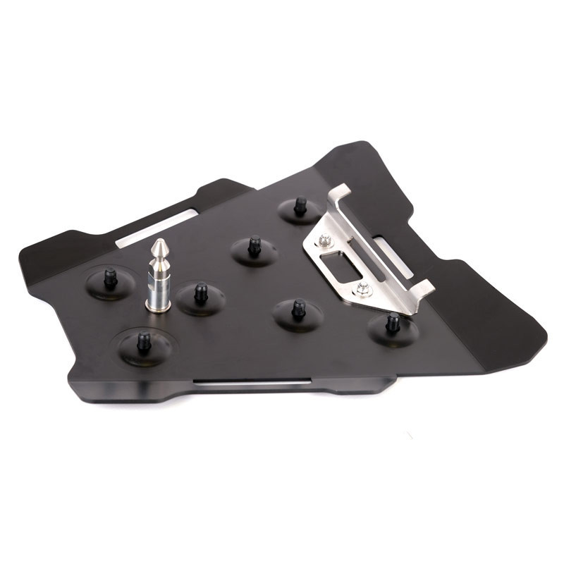 Luggage rack plate for F 450 GS single-seat saddle, satin black – L'atelier Bleu Motostore