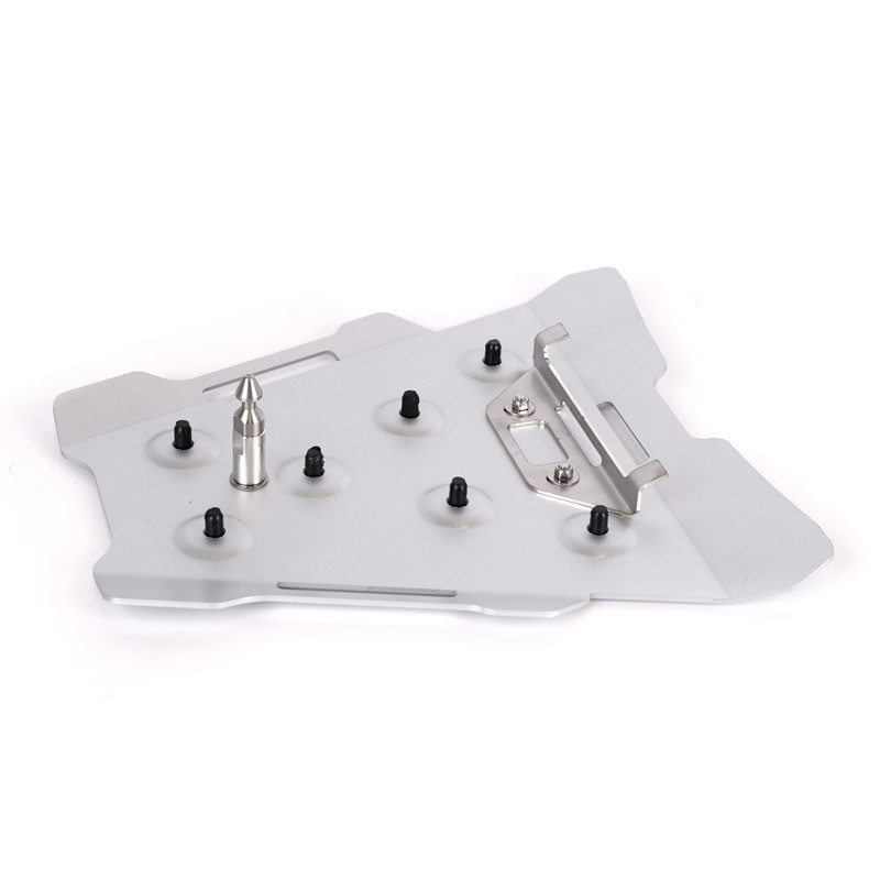 Luggage rack plate for F 450 GS single-seat saddle – Silver - L'atelier Bleu Motostore