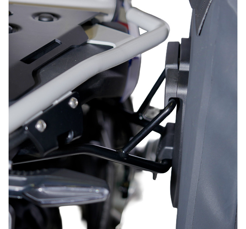 Khali TPU side pannier, 20L–26L, with right-hand mount for the F 450 GS – L'atelier Bleu Motostore
