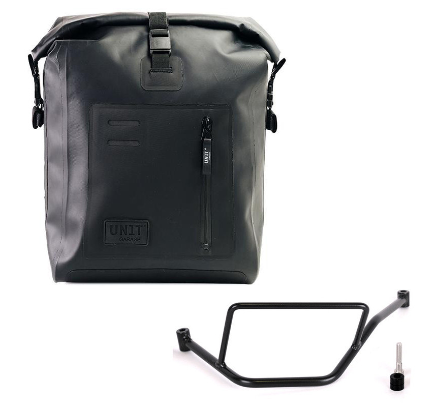 Sacoche latérale Khali en TPU 20L-26L + support gauche pour F 450 GS - L'atelier Bleu Motostore