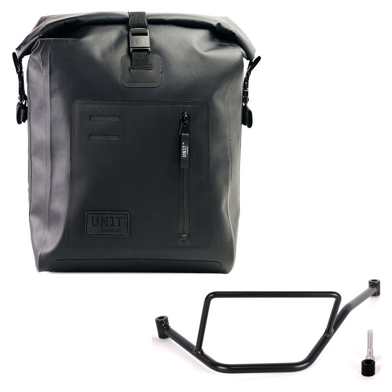 Sacoche latérale Khali en TPU 20L-26L + support gauche pour F 450 GS - L'atelier Bleu Motostore