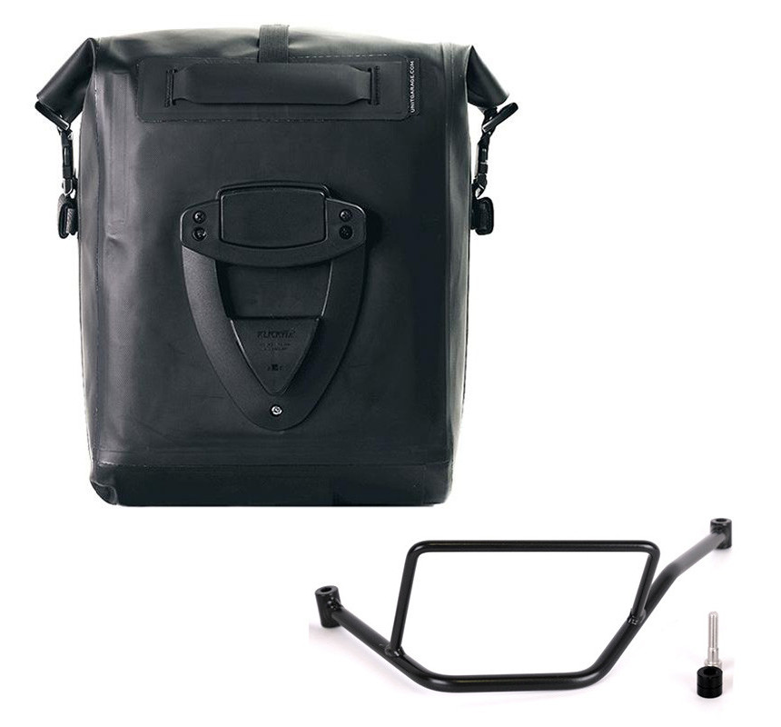  Sacoche latérale Khali en TPU 20L-26L + support gauche pour F 450 GS - L'atelier Bleu Motostore
