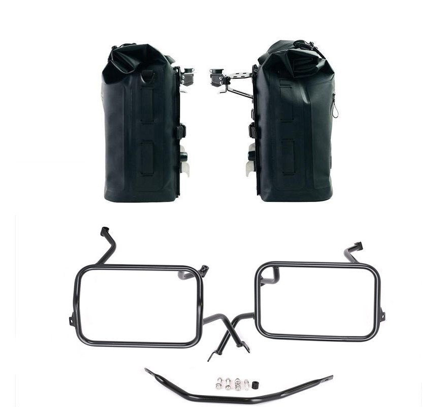  Sacoches latérales Khali en TPU 35L-45L + supports Atlas pour F 450 GS - L'atelier Bleu Motostore