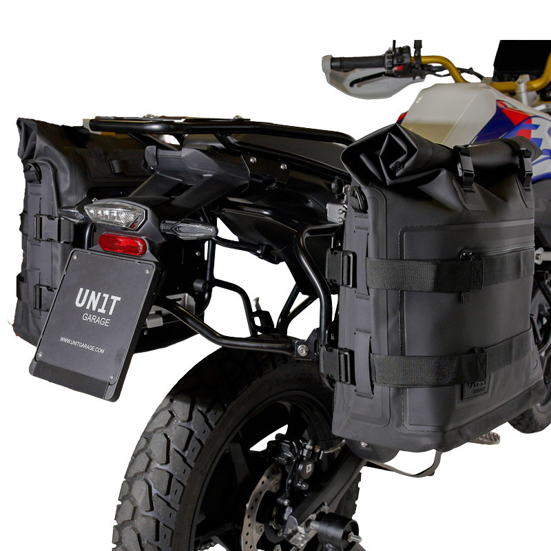  Sacoches latérales Khali en TPU 35L-45L + supports Atlas pour F 450 GS - L'atelier Bleu Motostore