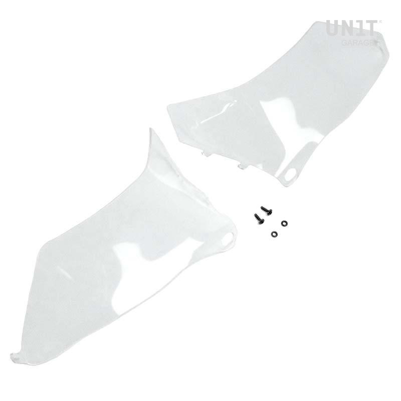 Original hand guard extension for R 1300GS & GSA, clear - L'atelier Bleu Motostore