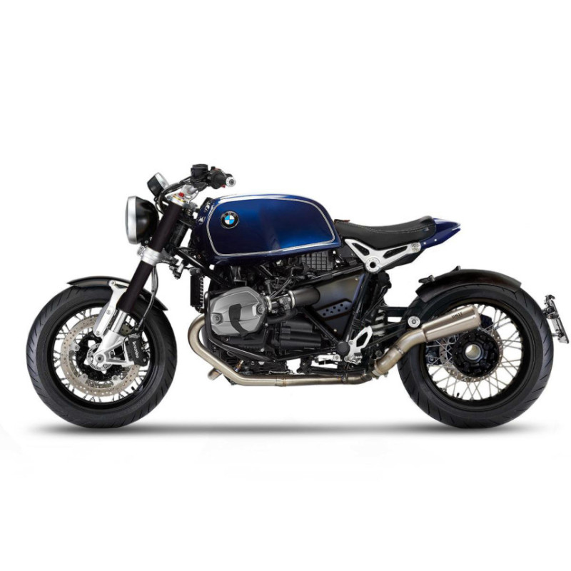 Single-seat rear footrest for the R nineT, Dark Blue – L'atelier Bleu Motostore