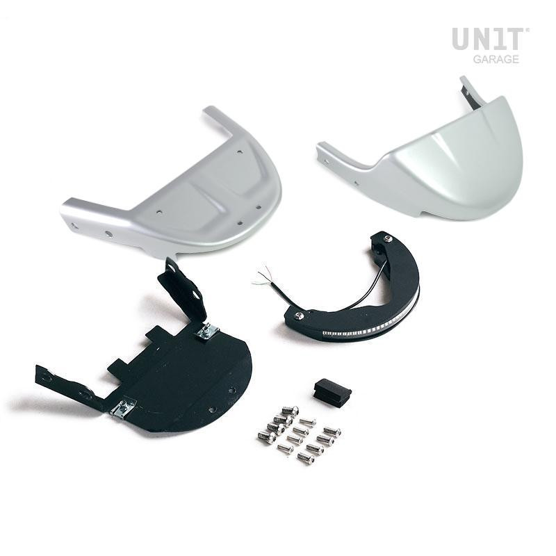 Single-seat rear footrest for the R nineT, Grey - L'atelier Bleu Motostore