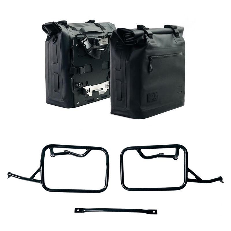 Sacoches latérales Khali en TPU 35L-45L + supports verrouillables pour