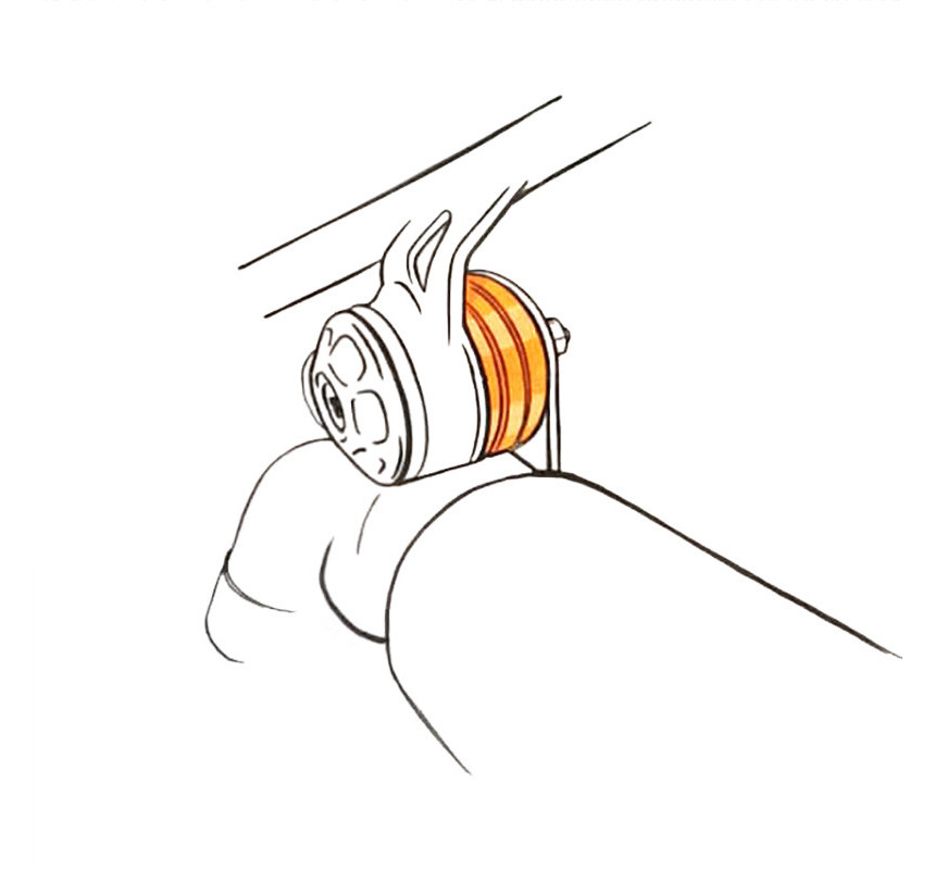 Entretoise pour supports doubles de sacoche pour R 12 G/S
