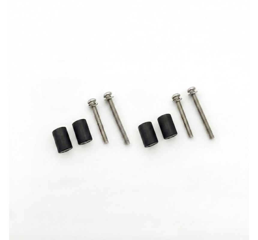 Kit de montage pour sabot moteur avec protections de cache-culbuteurs