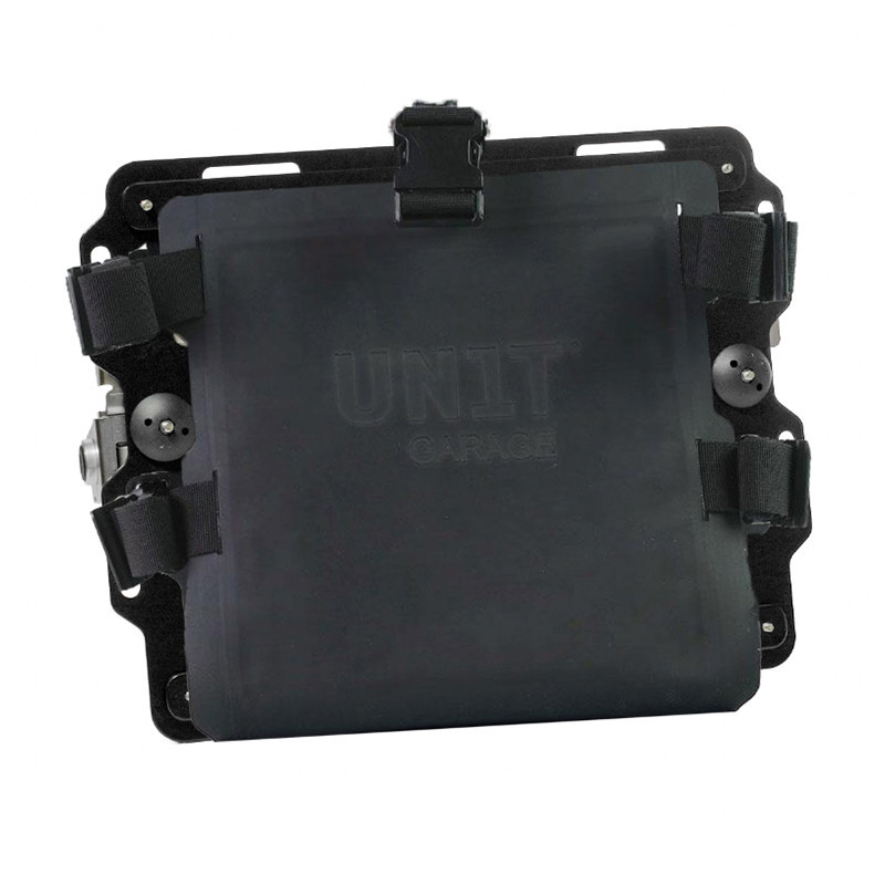 Porte-sacoche réglable en Hypalon + plaque droite pour supports d'orig