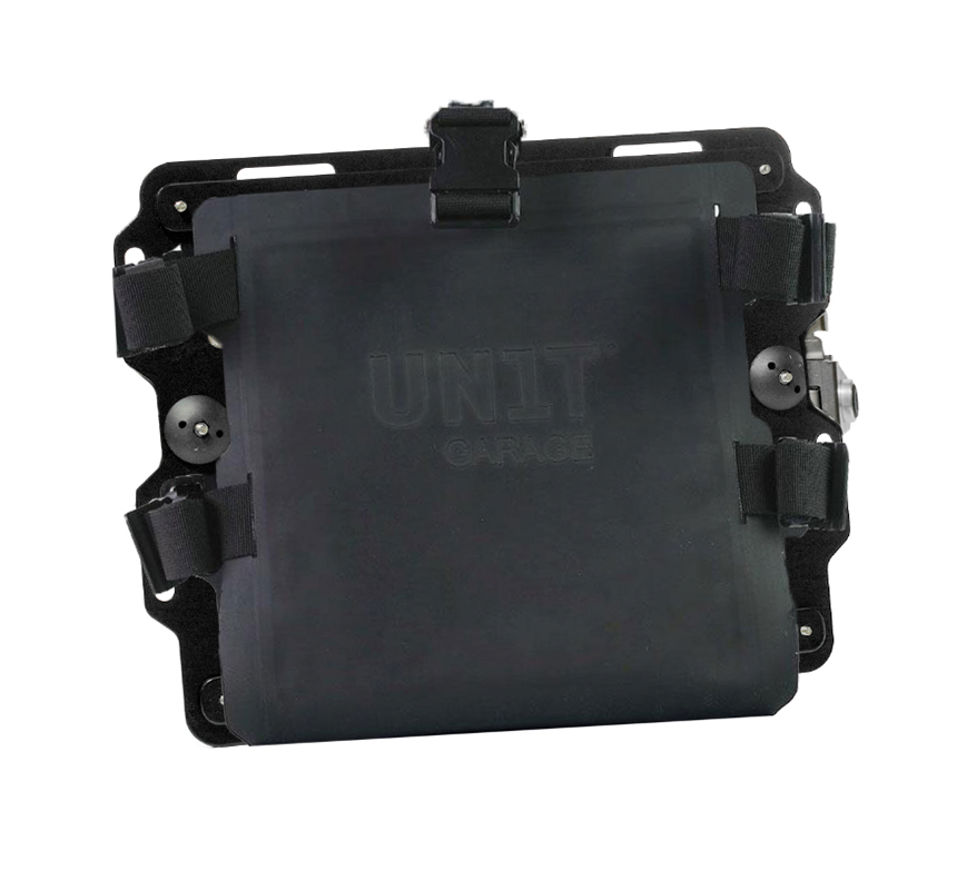 Porte-sacoche réglable en Hypalon + châssis gauche pour supports d'ori