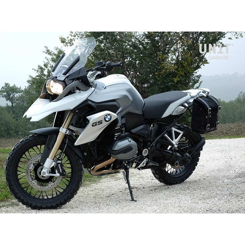 Scram canvas side pannier, 22L–30L, with right-hand mount for the R 1200GS