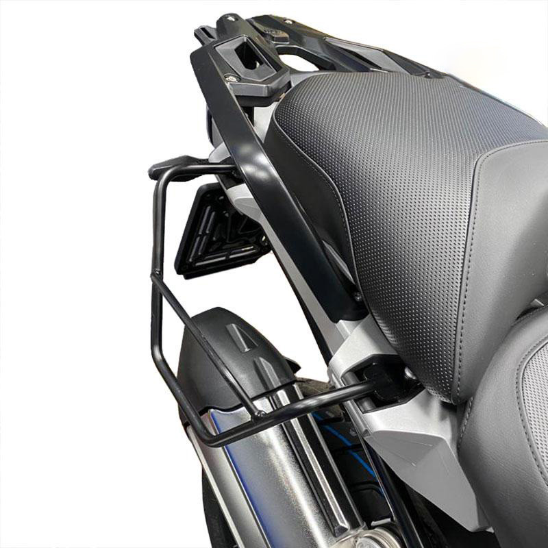 Sacoche latérale Scram en daim 22L-30L + support droit pour R 1200GS