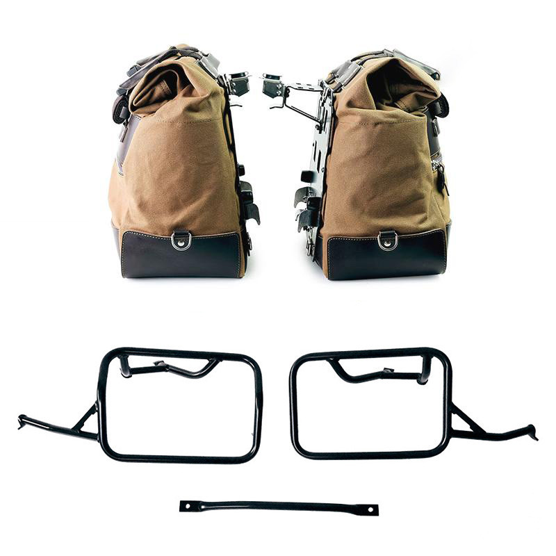 Sacoches latérales Cult en toile 40L-50L + supports verrouillables pour R 12 nineT
