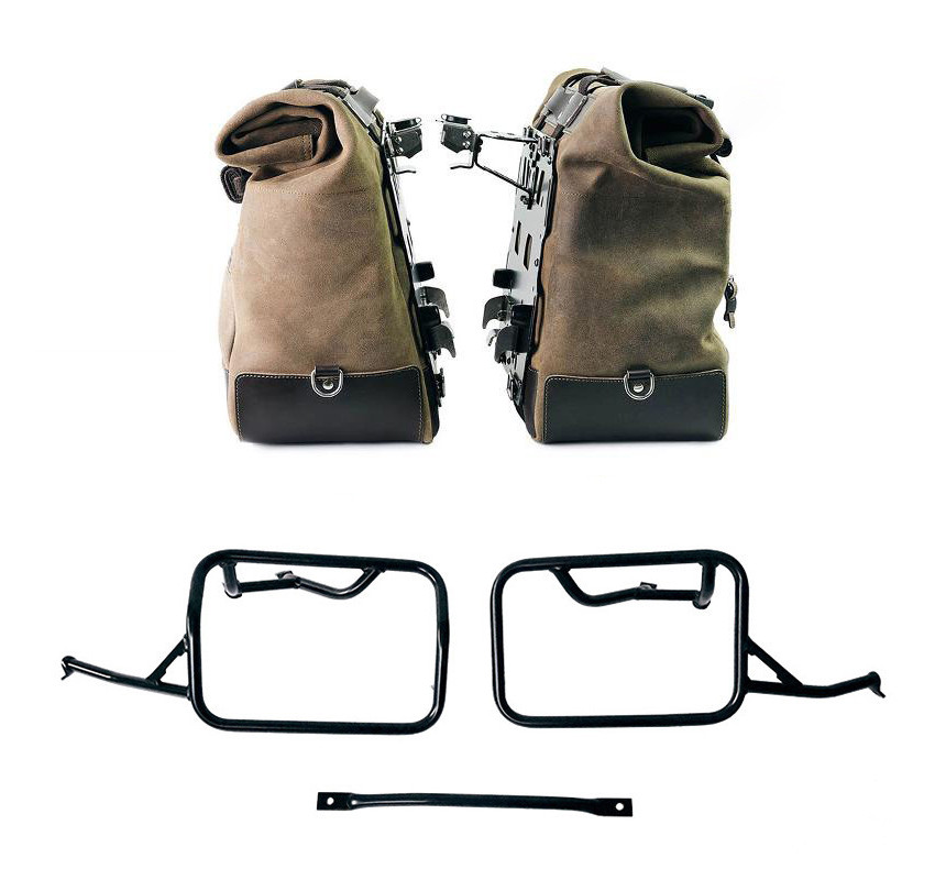 Sacoches latérales Cult en daim 40L-50L + supports verrouillables pour R 12 nineT