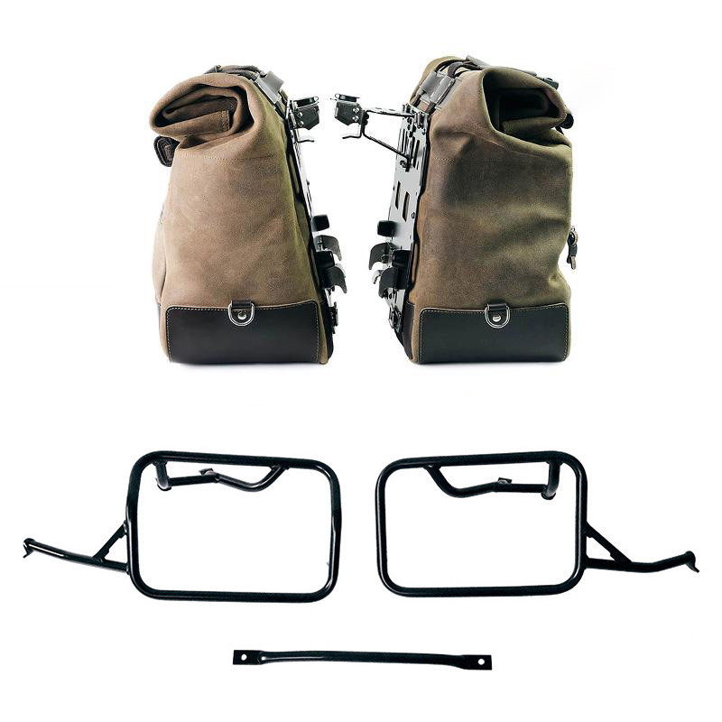 Sacoches latérales Cult en daim 40L-50L + supports verrouillables pour R 12 nineT