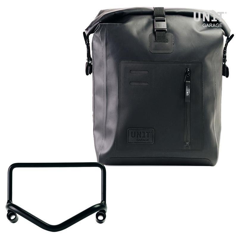 Sacoche latérale Khali en TPU 20L-26L + support pour échappement Fisht