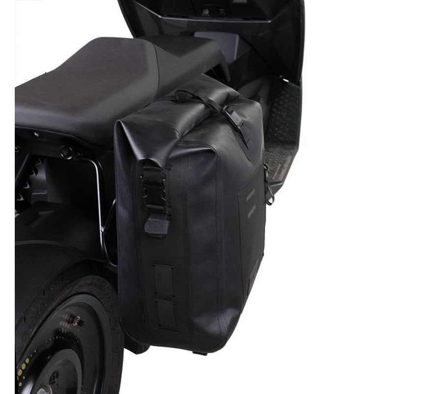 Sacoche latérale Khali en TPU 20L-26L + support droit pour CE 04