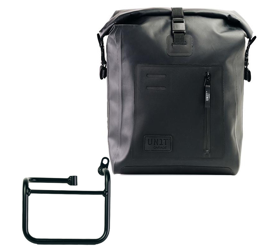Sacoche latérale Khali en TPU 20L-26L + support droit pour CE 02