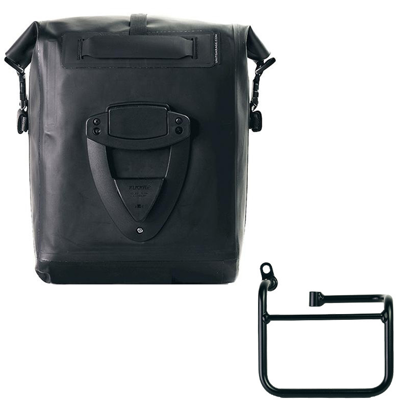 Sacoche latérale Khali en TPU 20L-26L + support gauche pour CE 02