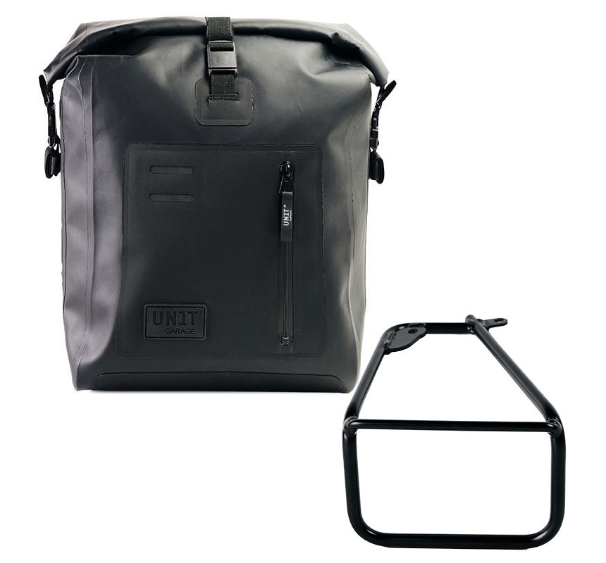 Sacoche latérale Khali en TPU 20L-26L + support gauche pour R 12 nineT