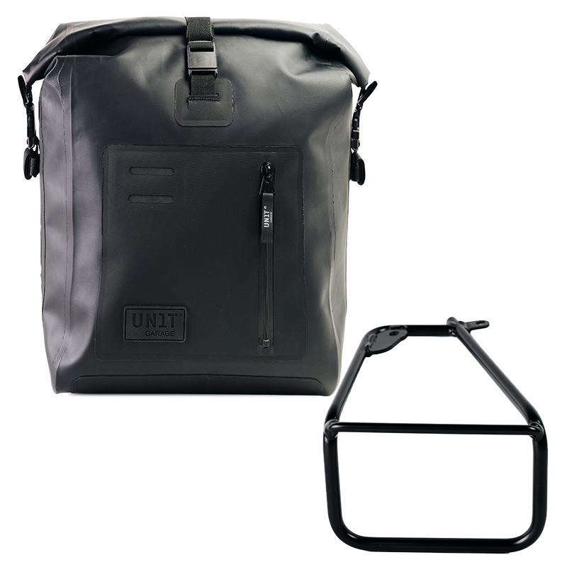 Sacoche latérale Khali en TPU 20L-26L + support gauche pour R 12 nineT