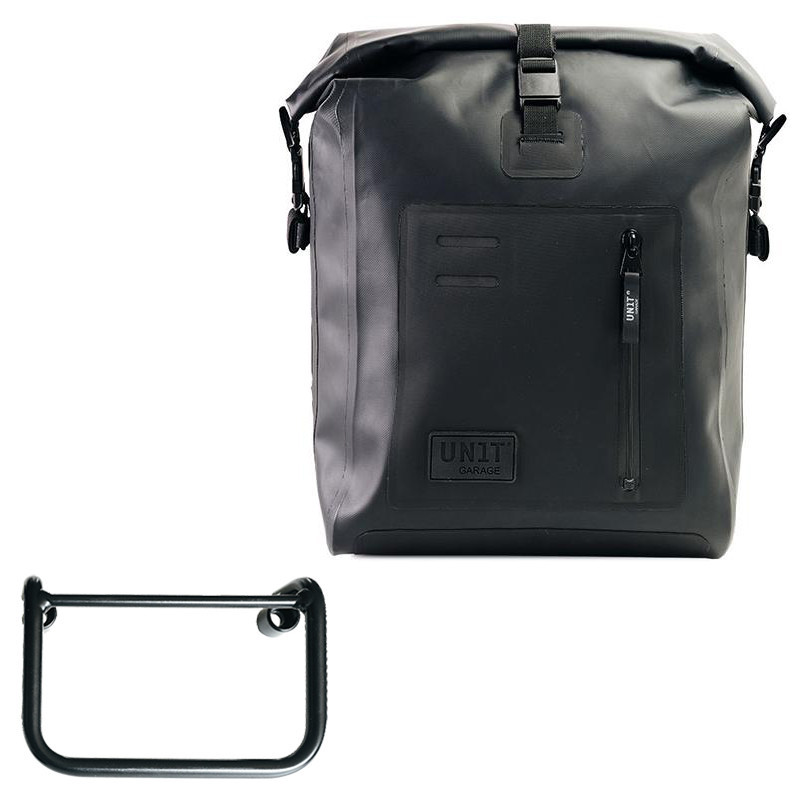 Sacoche latérale Khali en TPU 20L-26L + support droit pour R 12