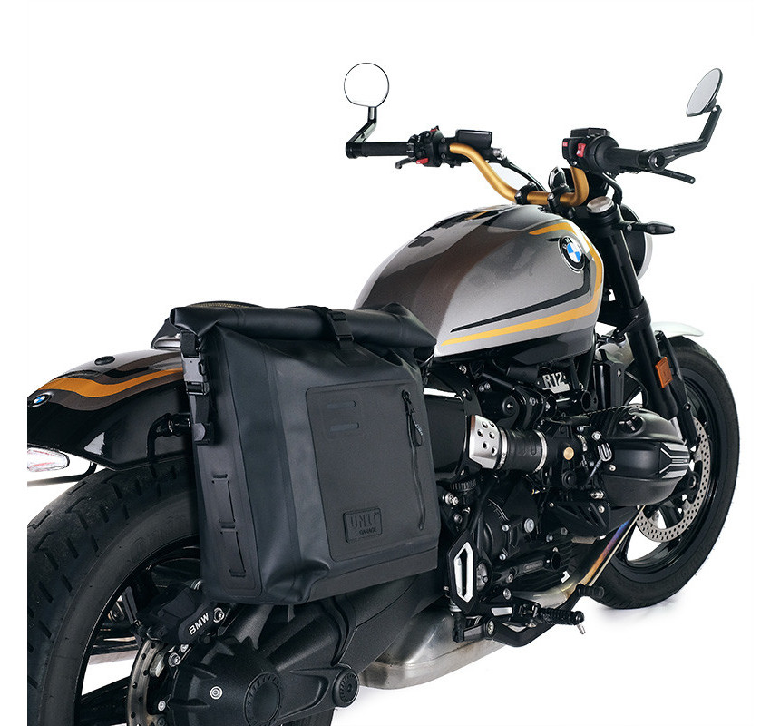 Khali TPU side pannier, 20L–26L, with right-hand mount for the R 12